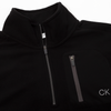 Calvin Klein Planet Fleece Half Zip Sweater - Black