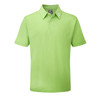 FootJoy Stretch Pique Athletic Fit Polo Shirt - Lime