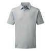 FootJoy Stretch Pique Athletic Fit Polo Shirt - Heather Grey