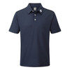 ​FootJoy Stretch Pique Athletic Fit Polo Shirt - Navy