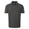 FootJoy Stretch Pique Athletic Fit Polo Shirt - Charcoal