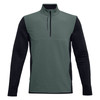 Under Armour Storm Daytona 1/2 Zip Sweaters - Lichen Blue/Black/Black