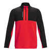 Under Armour Storm Daytona 1/2 Zip Sweaters - Radio Red/Black