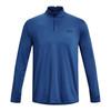 Under Armour Playoff 1/4 Zip Tops - Blue Mirage/Midnight Navy