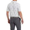 FootJoy Thistle Print Lisle Polo Shirt - White
