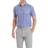 FootJoy Primrose Print Lisle Polo Shirt - Thistle