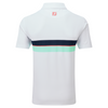 FootJoy Double Chest Band Pique Polo Shirt - White