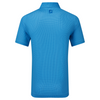 FootJoy Octagon Print Lisle Polo Shirt - Blue Sky