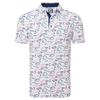 FootJoy Golf Course Doodle Polo Shirt - White