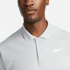 Nike Dry Victory Solid Golf Polo Shirt - Light Smoke Grey/White