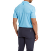 FootJoy The 19th Hole Lisle Golf Polo Shirt - Blue Sky