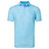 FootJoy The 19th Hole Lisle Golf Polo Shirt - Blue Sky