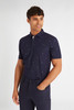 Calvin Klein Monogram Polo Shirt - Evening Blue