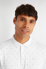 Calvin Klein Treble Strike Print Polo Shirt - White