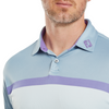 FootJoy Colour Block Interlock Polo Shirt - Mist