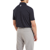 FootJoy Stretch Lisle Dot Print Polo Shirt - Navy