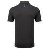 FootJoy Stretch Lisle Dot Print Polo Shirt - Black