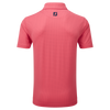 FootJoy Stretch Lisle Dot Print Polo Shirt - Red
