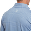 FootJoy Glen Plaid Print Chill-Out 1/4 Golf Pullover - Storm