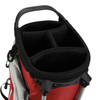 TaylorMade FlexTech Super Lite Golf Stand Bag - Silver / Red