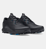 Under Armour  Men's UA Charged Draw 2 Wide Golf Shoes-Black / Titan Gray