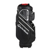 TaylorMade Storm-Dry Waterproof Cart Bag - Black / White / Red