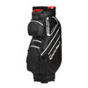 TaylorMade Storm-Dry Waterproof Cart Bag - Black / White / Red