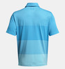 Under Armour Playoff 3.0 Stripe Polo Capri Sky-Blue