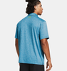 Under Armour Playoff 3.0 Stripe Polo Capri High Vis Yellow Hydro Teal