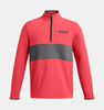 Under Armour Storm Daytona Half Zip Red-Solstice/Castlerock-White