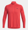 Under Armour Men's UA Tech 2.0 Half Zip Sweater -Red Solstice / Black