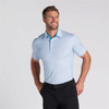 Puma Mattr Palm Deco Polo Shirt - Aqua Blue / Garnet Rose