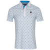 Puma Pure Monogram Polo Shirt - White Glow / Aqua Blue