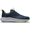 FootJoy Quantum Mens Golf Shoes - Navy/White/Lime