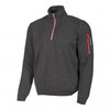 Ivanhoe Hadar Half Zip Wool Jackets - Graphite Marl