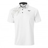 Mizuno Elite Print Polo Shirts - White