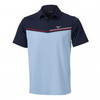 Mizuno Elite Bloc Polo Shirts - Dream Blue