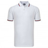 FootJoy Solid With Trim Pique Polo Shirts - White