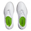 Adidas MC80 Golf Shoes - White/Matt Silver/Lucid Lemon