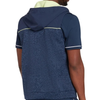 Original Penguin Heritage Mixed Media Hoodies - Black Iris Bijou Heather
