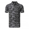 FootJoy Cloud Camo Lisle Polo Shirts - Black