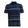 Under Armour Playoff 2.0 Pitch Stripe Polo Shirts - Academy/White/Neptune