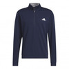 Adidas Elevated Quarter Zip Sweaters - Collegiate Navy