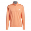 Adidas Elevated Quarter Zip Sweaters - Coral Fusion
