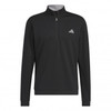 Adidas Elevated Quarter Zip Sweaters - Black