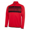 Calvin Klein Taylor Half Zip Sweaters - Power Red