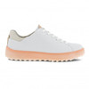 Ecco Golf Tray Womens Golf Shoes - Bright White/Peach Nectar