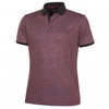 Galvin Green Murphy Polo Shirts - Forged Iron/Red