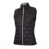 Green Lamb Gerry Quilted Gilet - Black