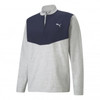 Puma Cloudspun Stlth 1/4 Zip Jackets - High Rise Heather